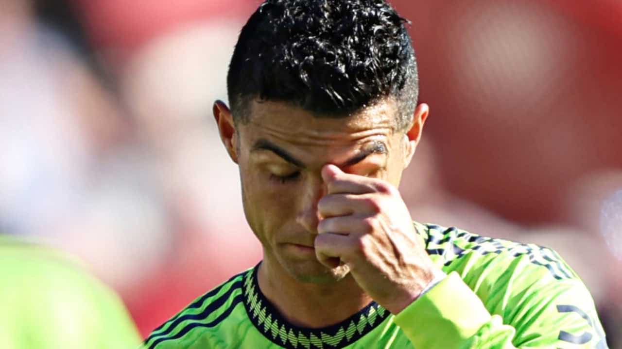 Cristiano Ronaldo incredulo