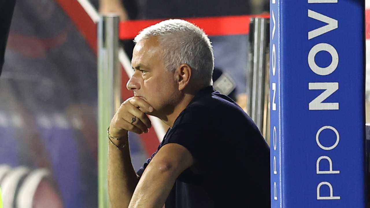 Mourinho preoccupato Roma