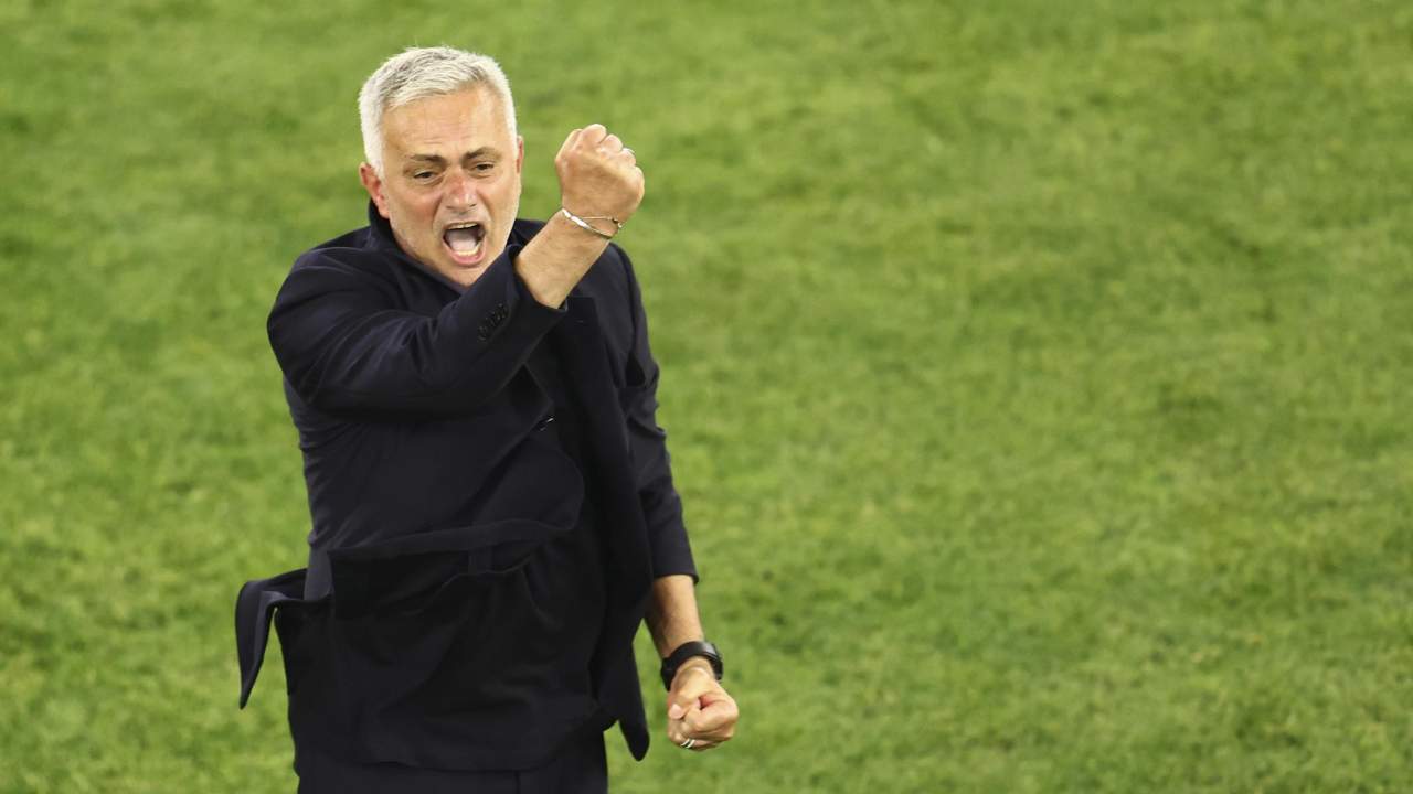 Mourinho gioia incontenibile Roma