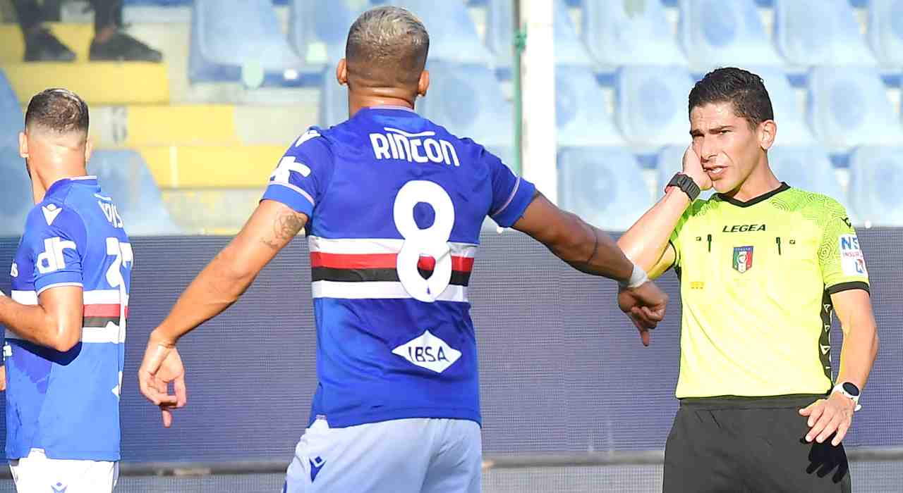 Sampdoria-Atalanta arbitro