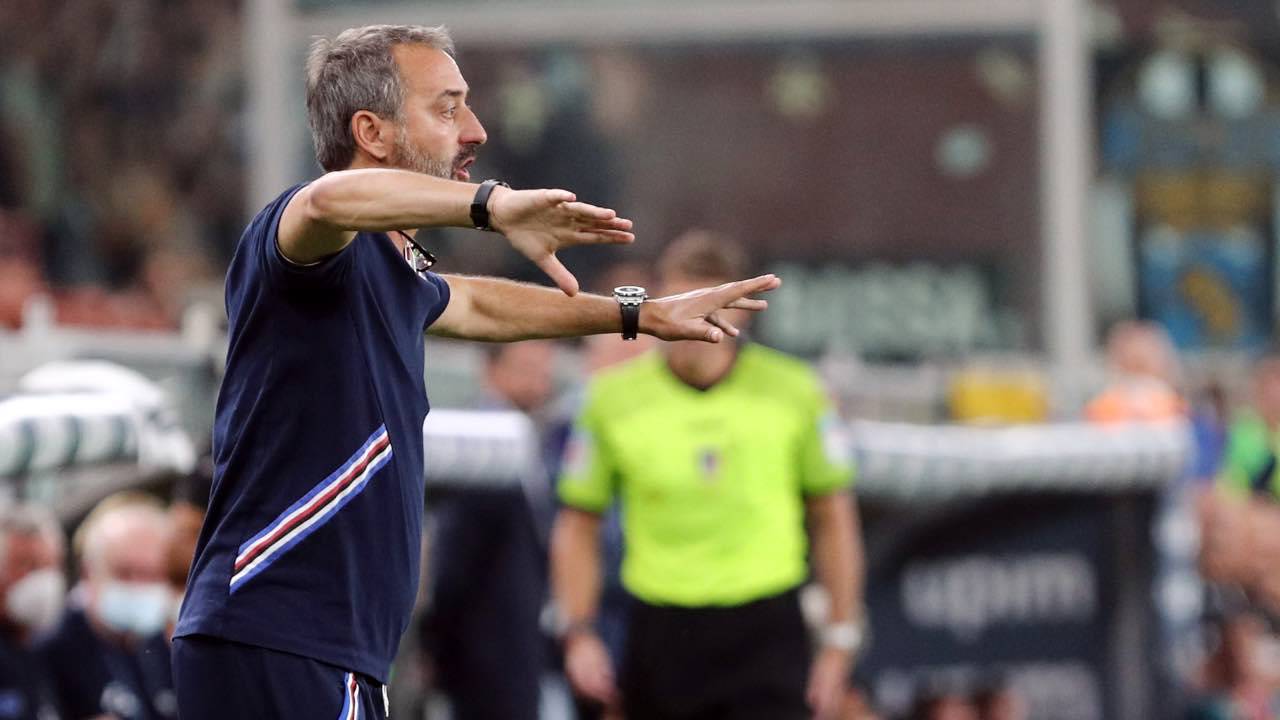 Marco Giampaolo a bordocampo