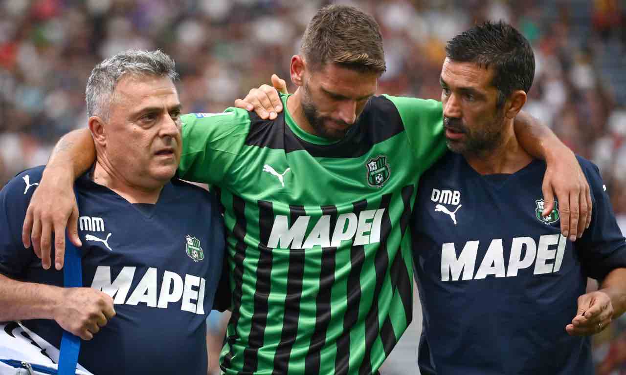 Berardi s'infortuna in Sassuolo-Milan