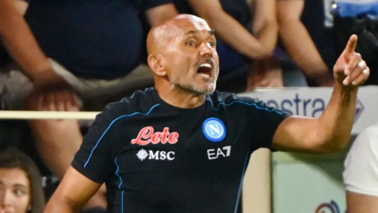 Spalletti urla da bordocampo Napoli