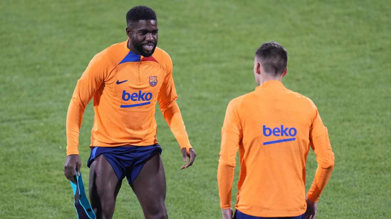 Umtiti in campo Barcellona