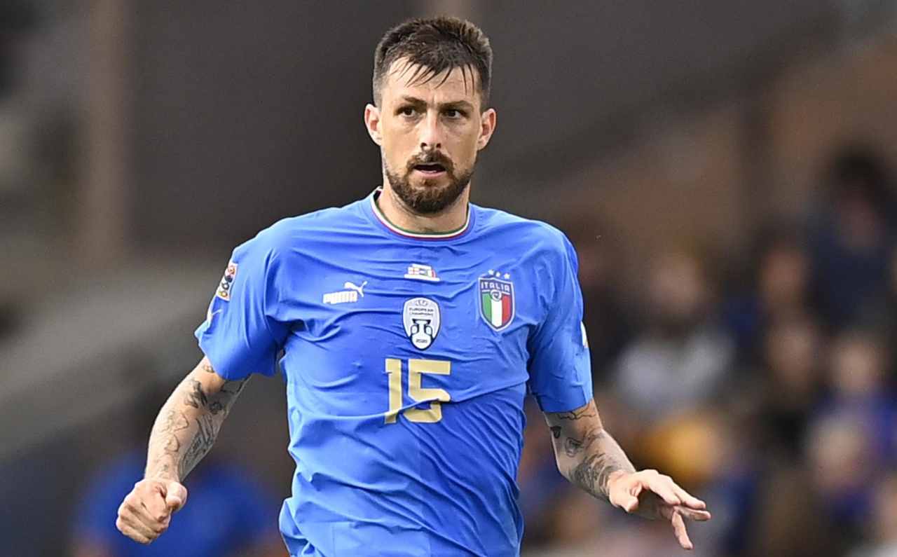 Acerbi con la Nazionale