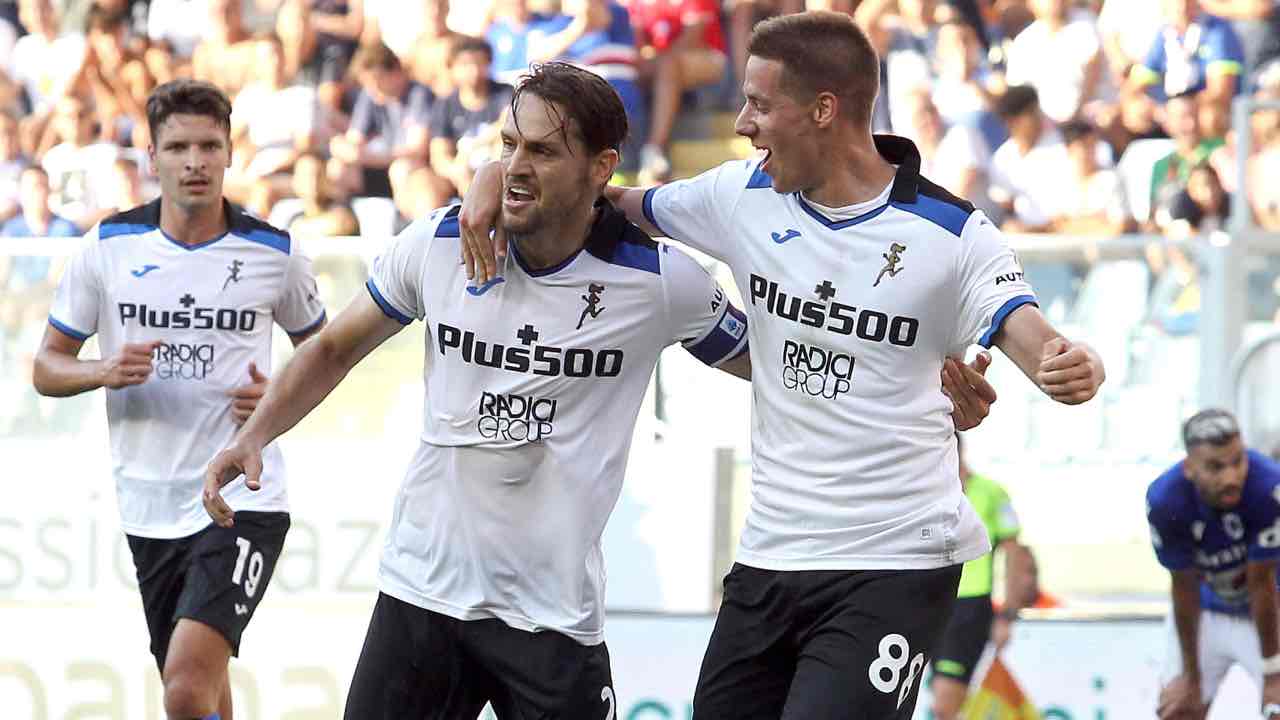 Sampdoria-Atalanta in campo