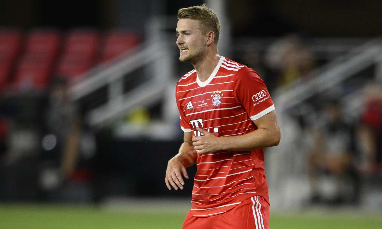 De Ligt con la maglia del Bayern Monaco 