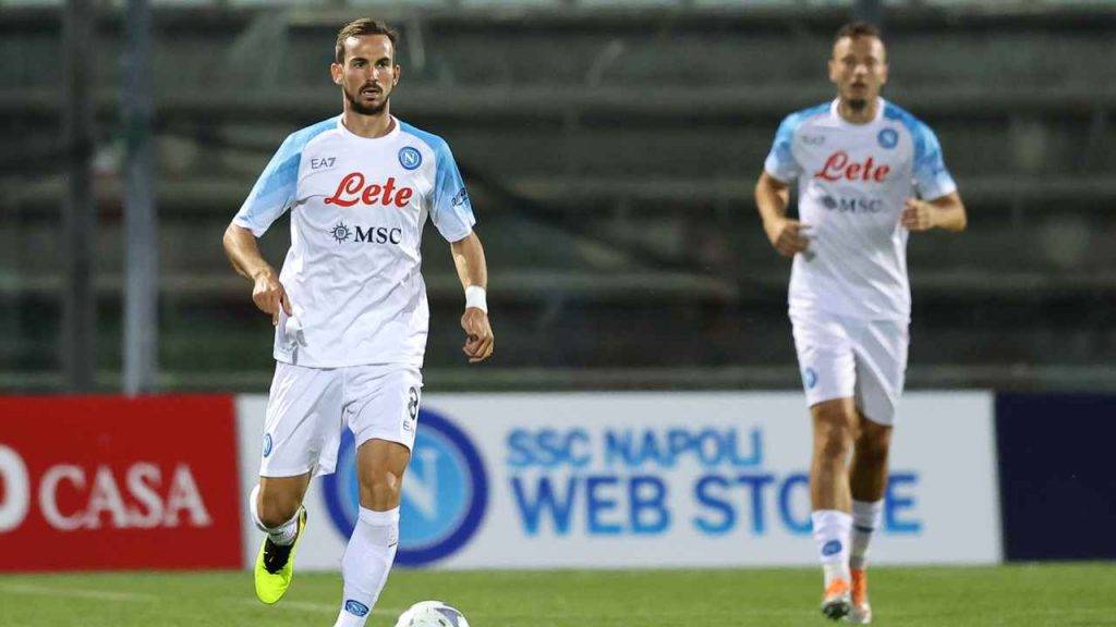 Fabian Ruiz con la maglia del Napoli