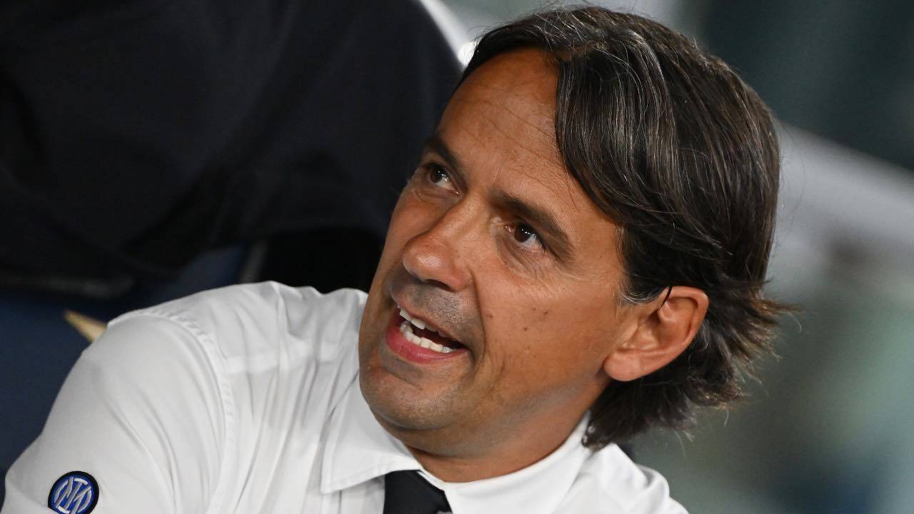 Simone Inzaghi pensieroso