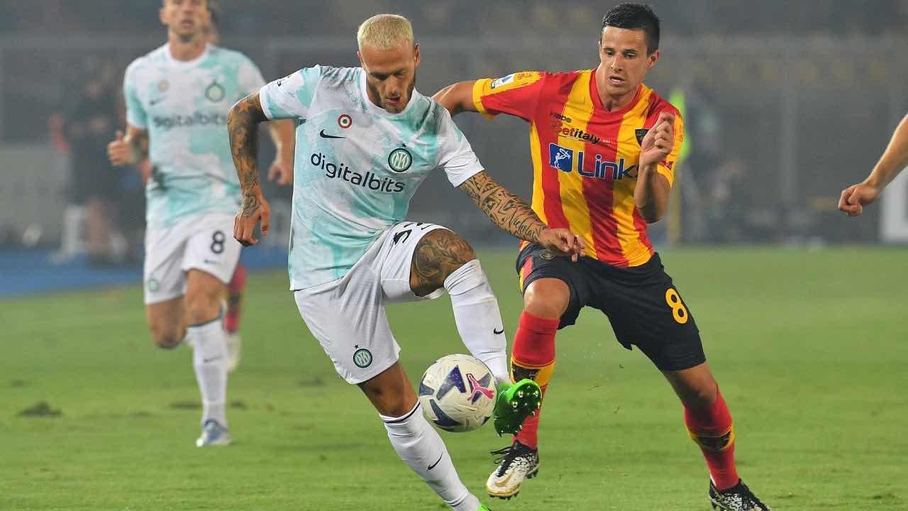 Lecce-Inter in campo