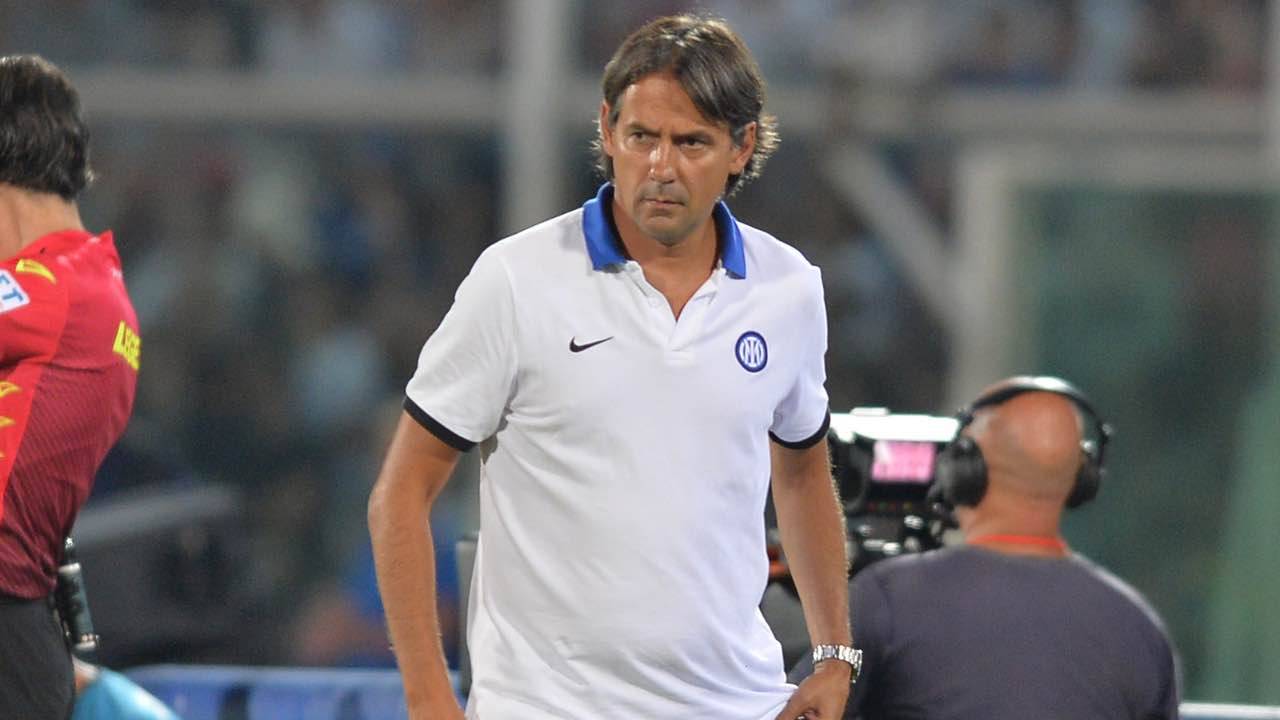 Simone Inzaghi pensieroso