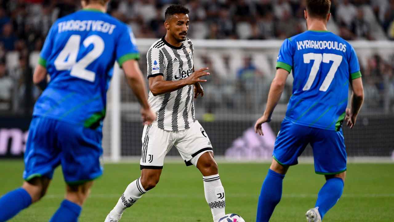 Juventus-Sassuolo in campo