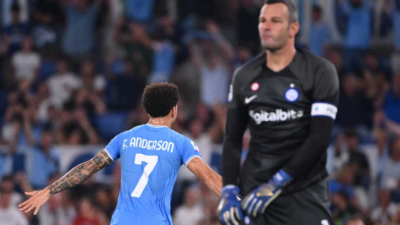 Lazio-Inter in campo