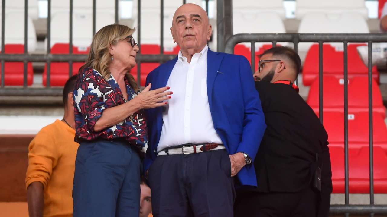 Adriano Galliani in tribuna