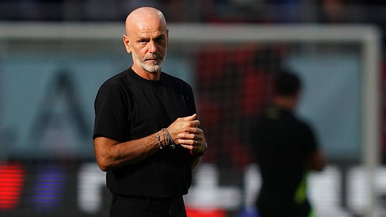 Stefano Pioli in campo