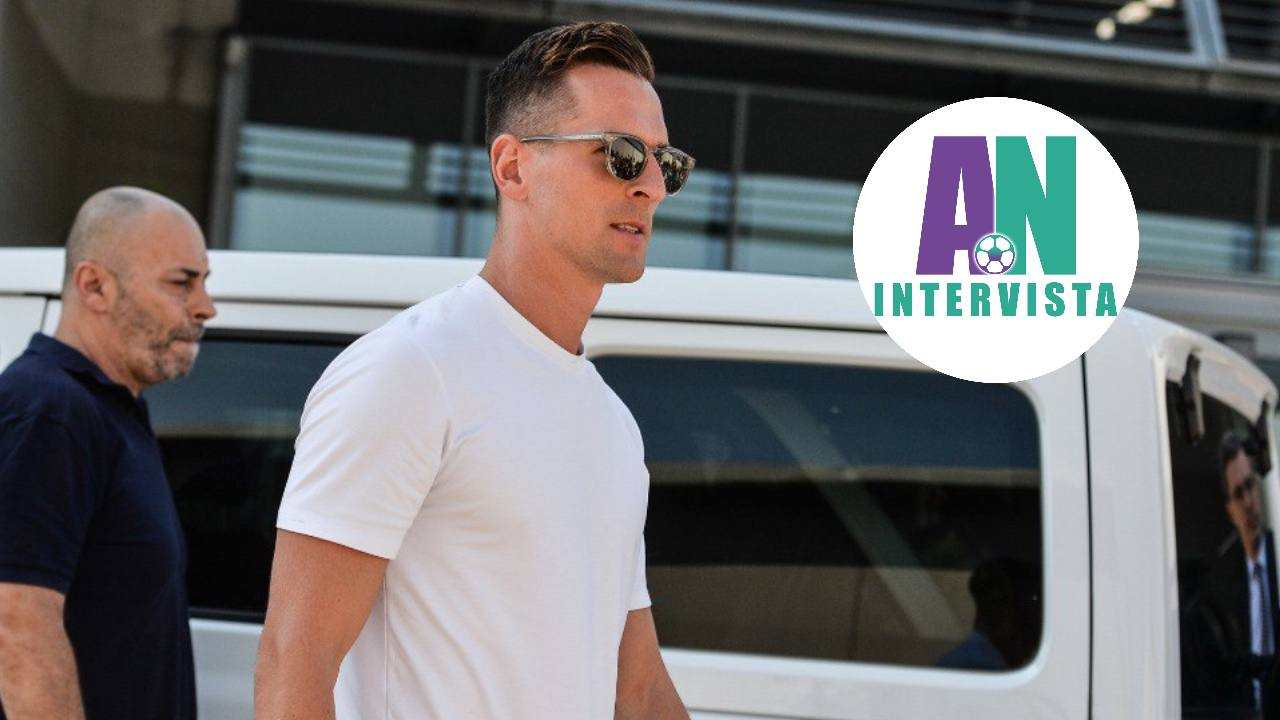 Milik alle visite mediche con la Juventus