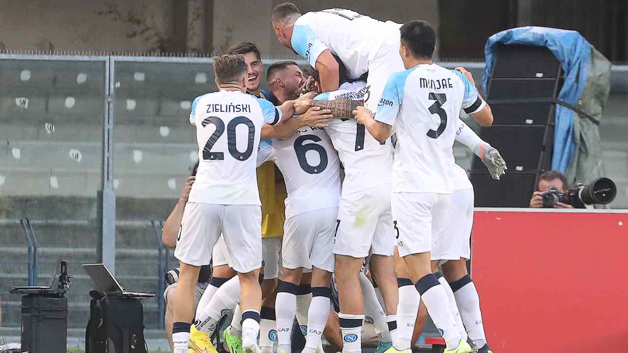 Verona-Napoli in campo