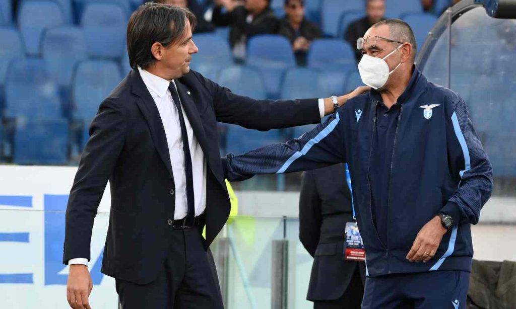 Lazio-Inter, Sarri e Inzaghi si salutano