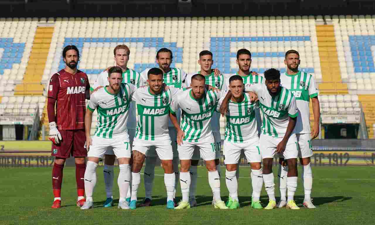 Sassuolo, formazione schierata