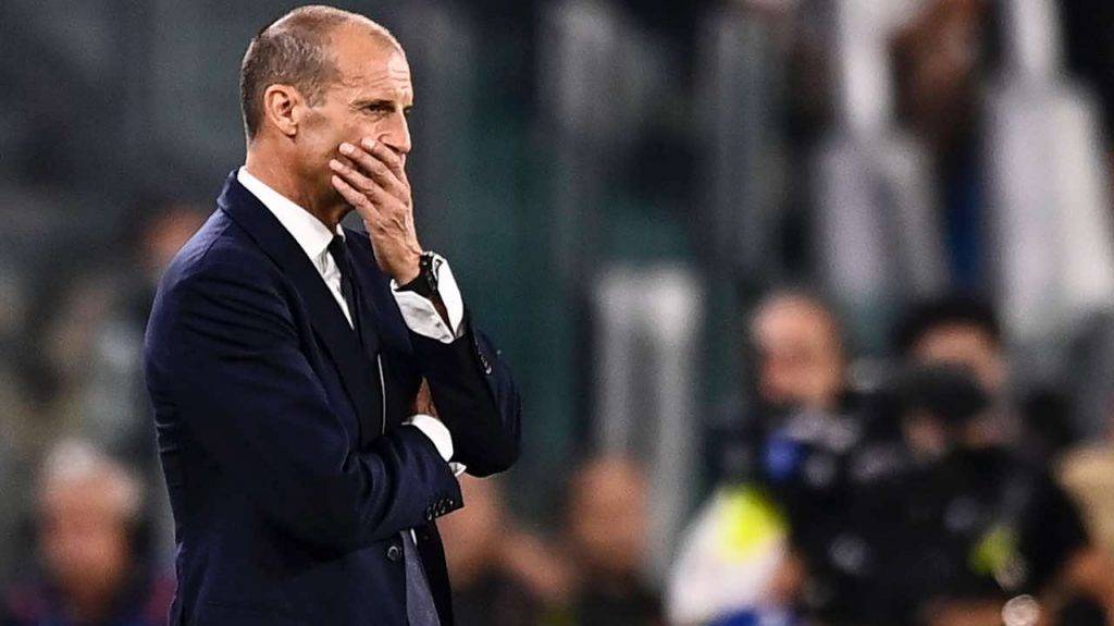 Juventus, Allegri turbato