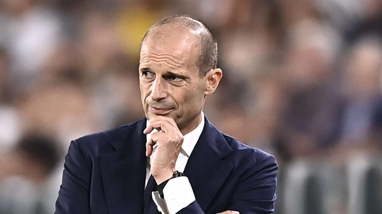 Allegri concentrato Juventus