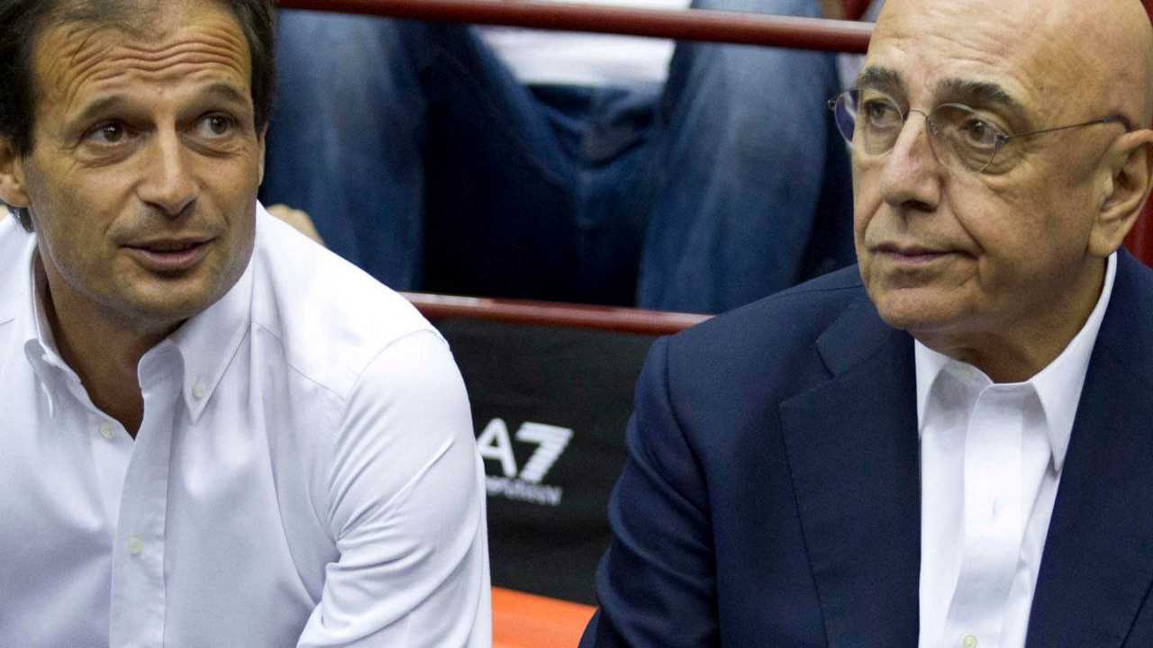 Allegri con Galliani