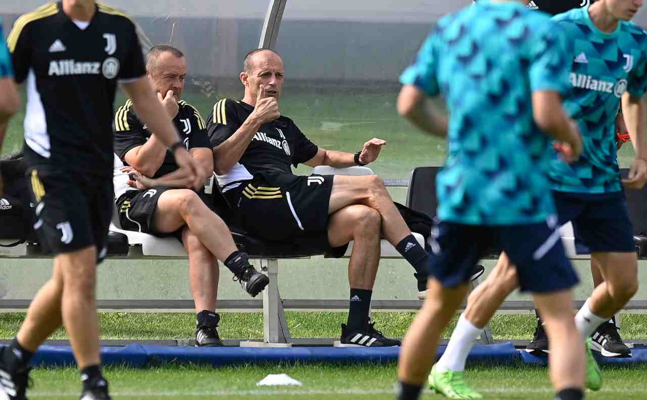 Allegri in panchina