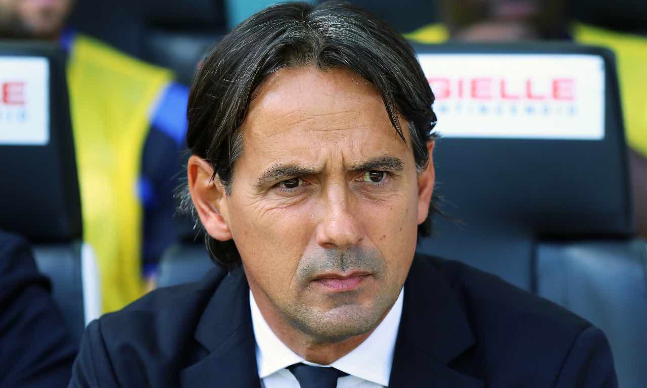 Inzaghi serio in panchina