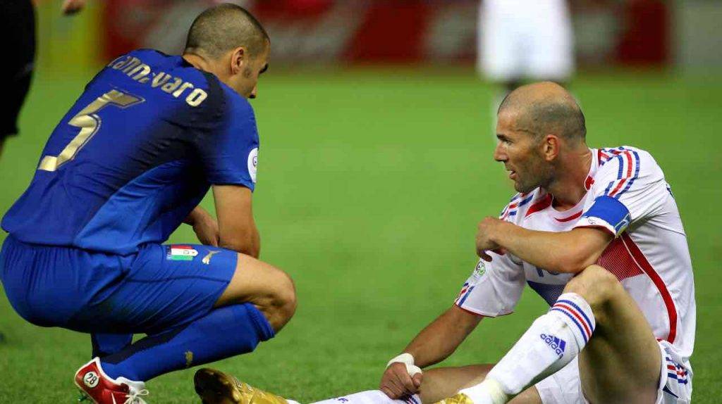 Italia, Cannavaro parla con Zidane