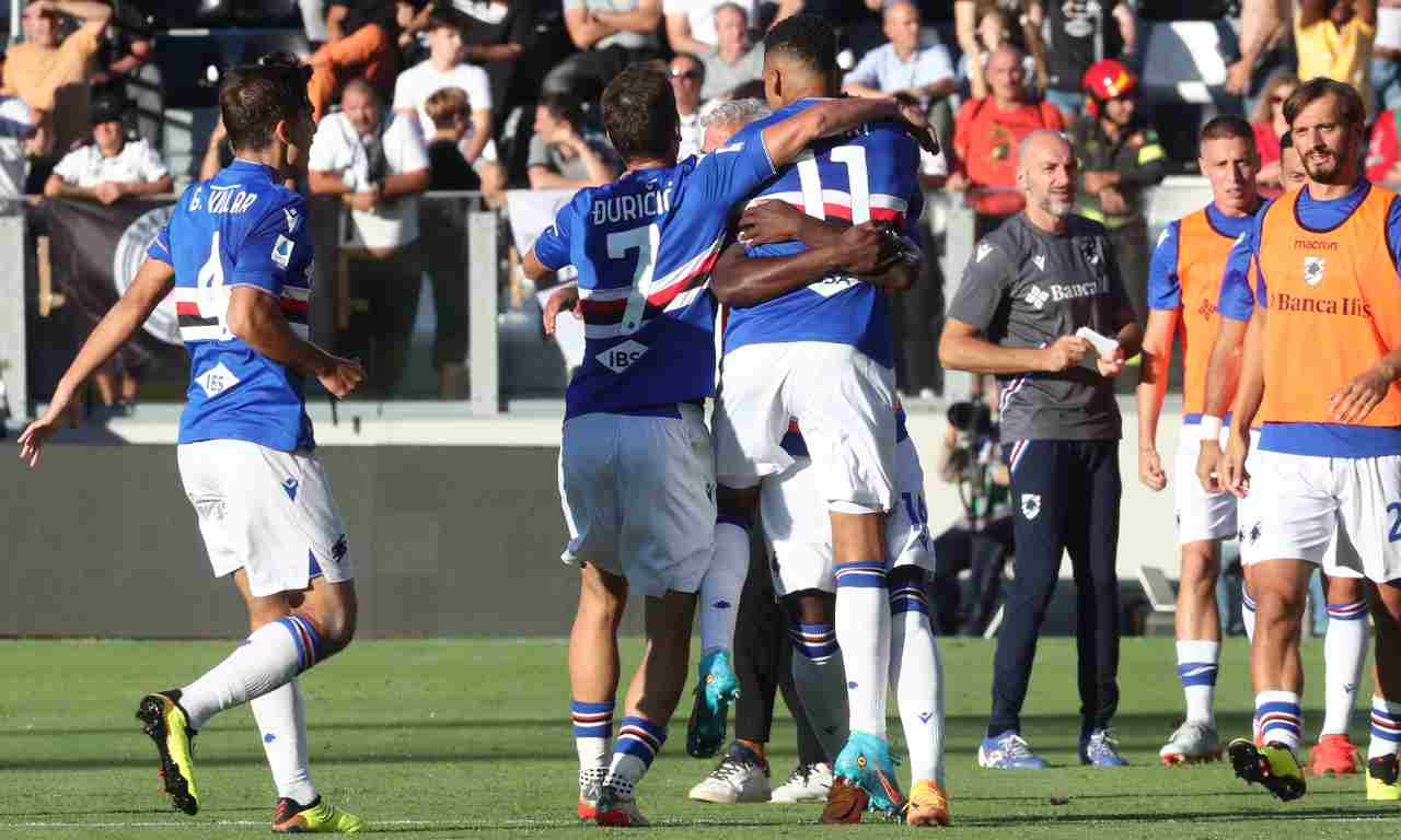 Sampdoria esulta