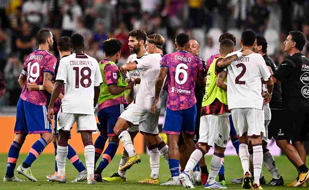 Rissa tra Juve e Salernitata