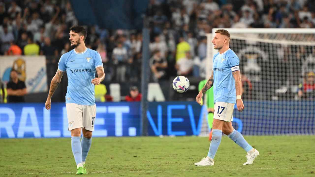 Luis Alberto e Immobile in campo