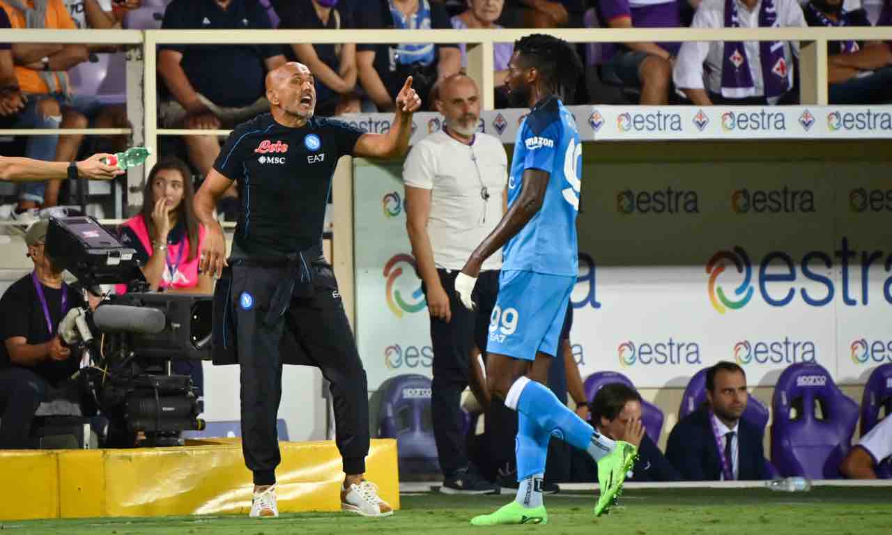 Spalletti parla con Anguissa