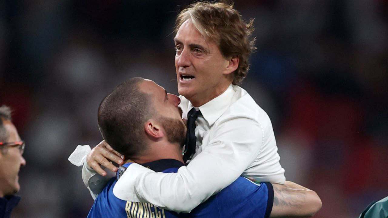 Mancini con Bonucci 