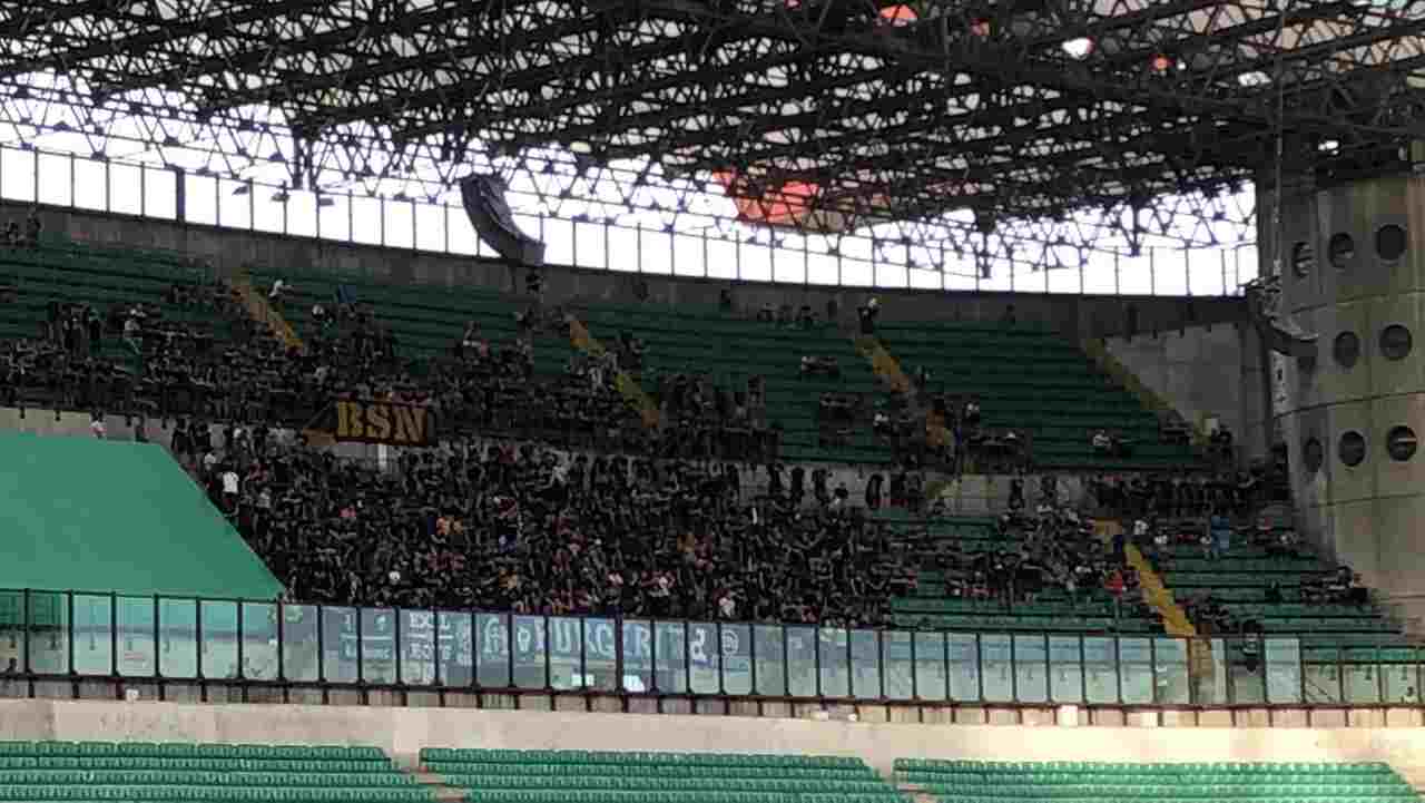 Milan-Dinamo Zagabria, i tifosi croati sugli spalti