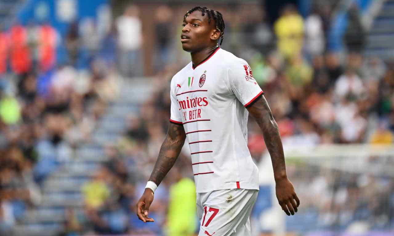 Leao in campo col Milan