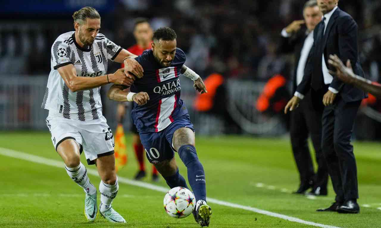 Neymar e Rabiot in campo insieme