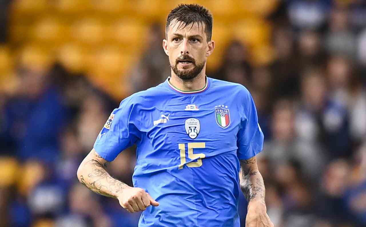 Acerbi con la Nazionale