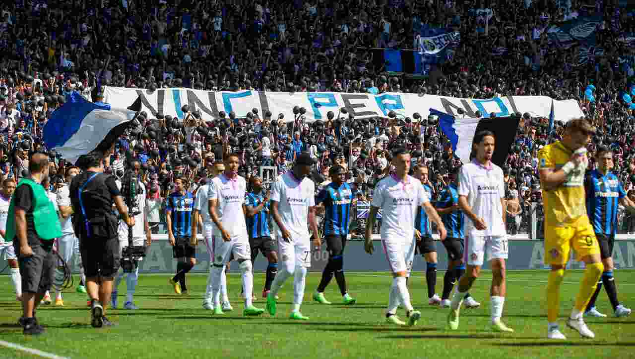 Atalanta-Cremonese, squadre in campo