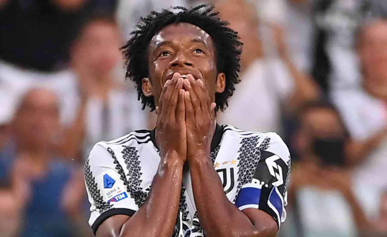 Fiorentina-Juventus, Cuadrado si copre il volto