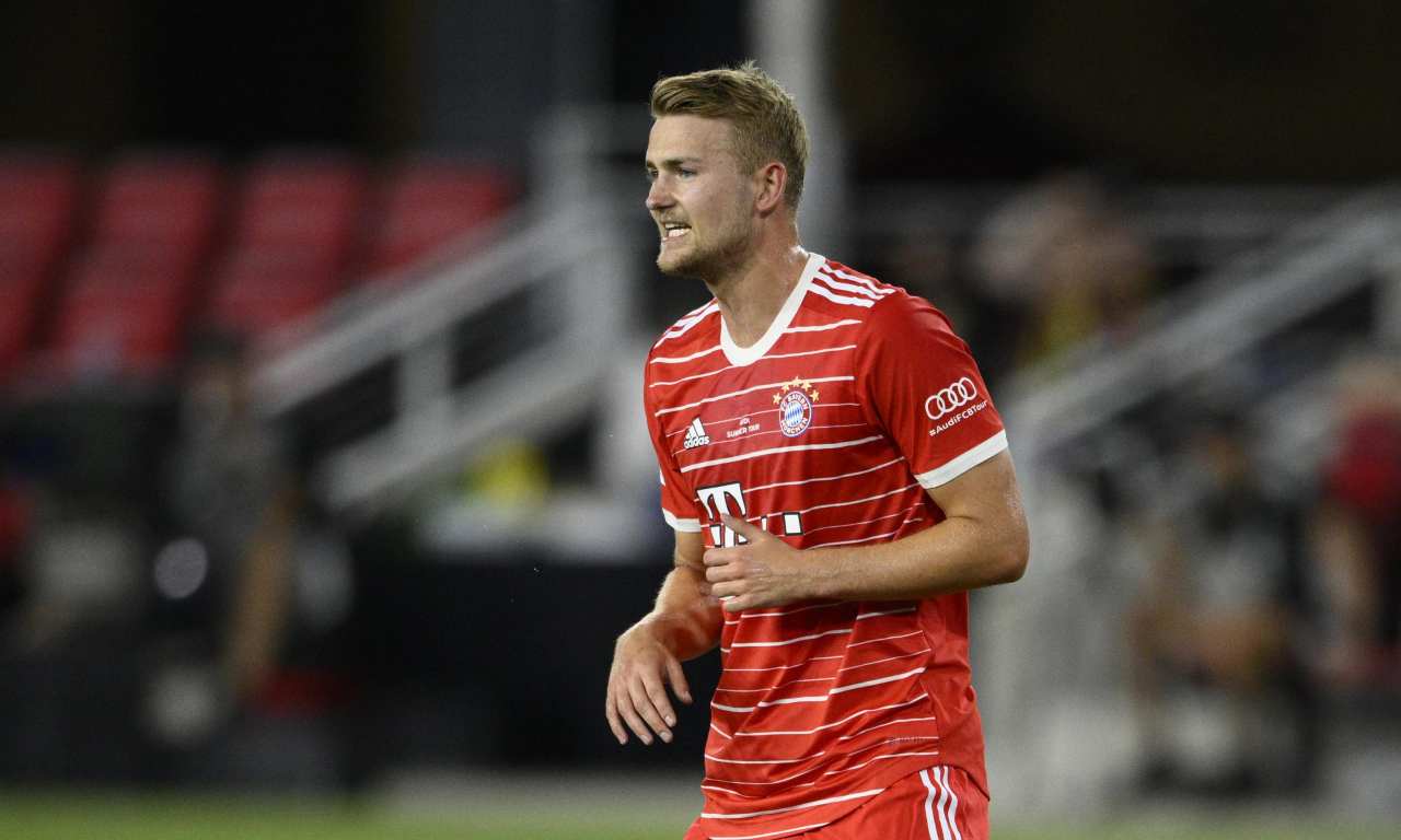 De Ligt con la maglia del Bayern Monaco 