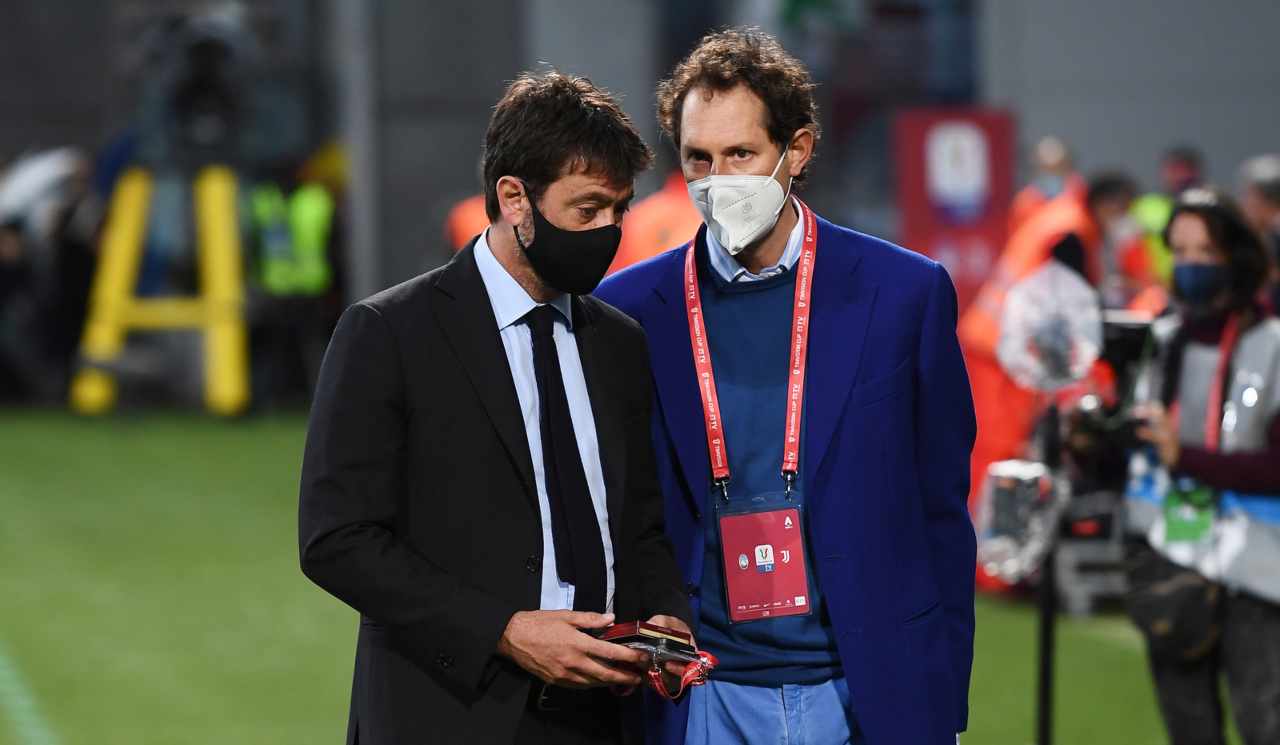 Juventus, Agnelli e Elkann in campo