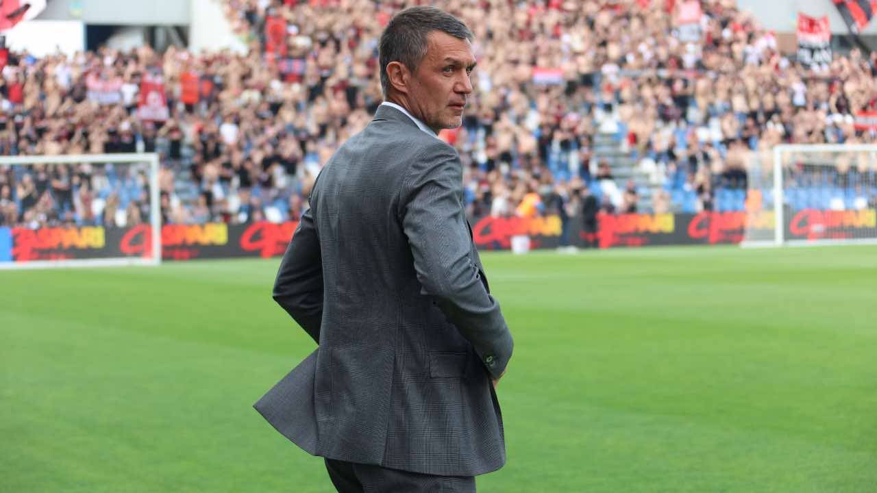 Paolo Maldini in campo