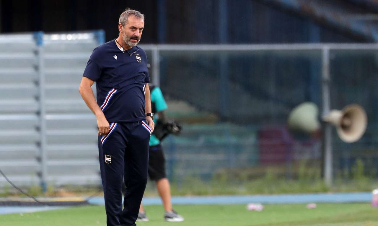 Sampdoria, Giampaolo a bordo campo