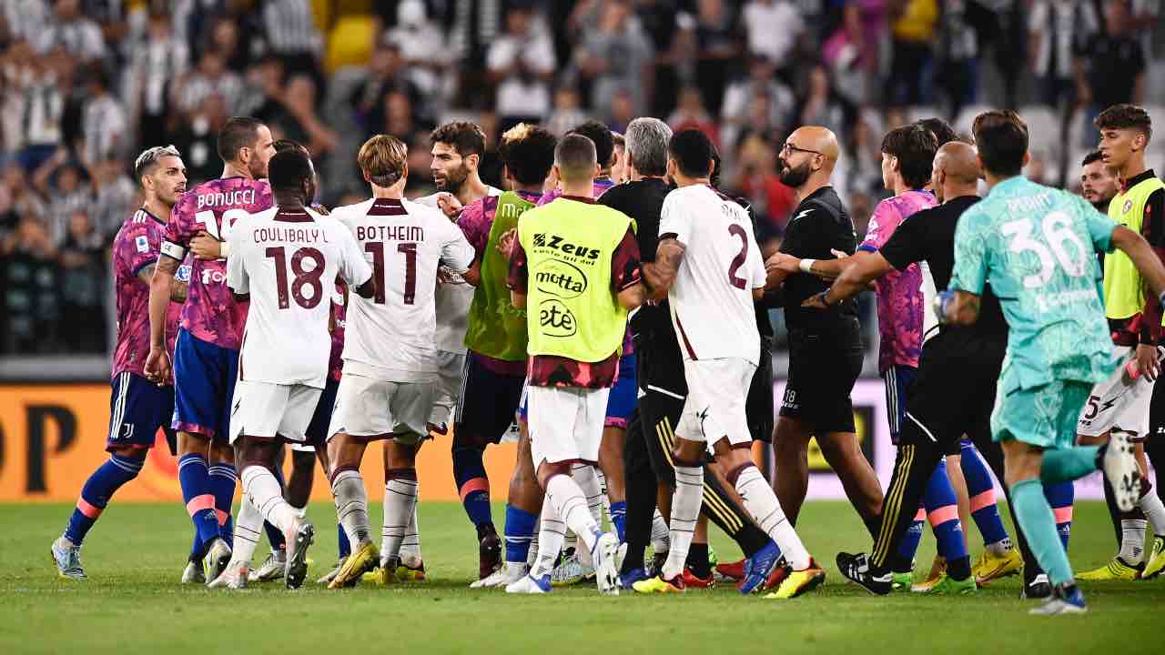 Juve-Salernitana in campo