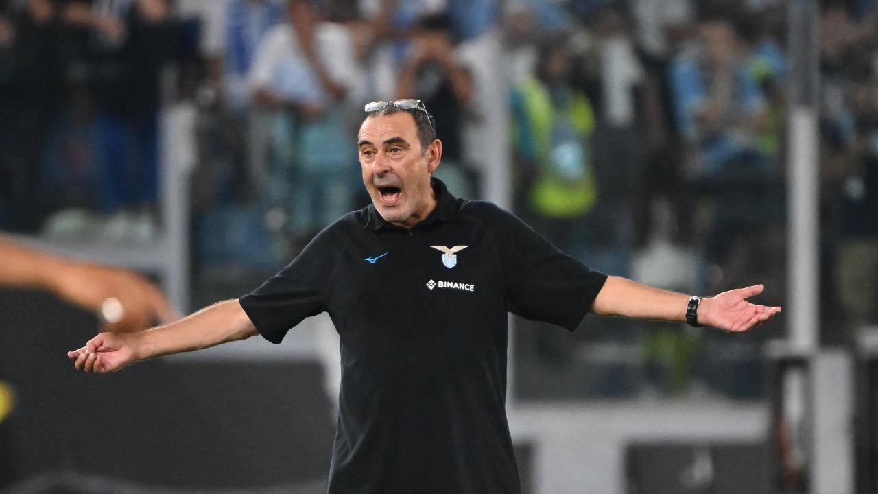 Maurizio Sarri disperato