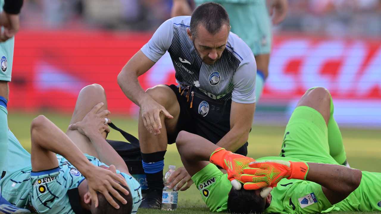 Roma-Atalanta in campo