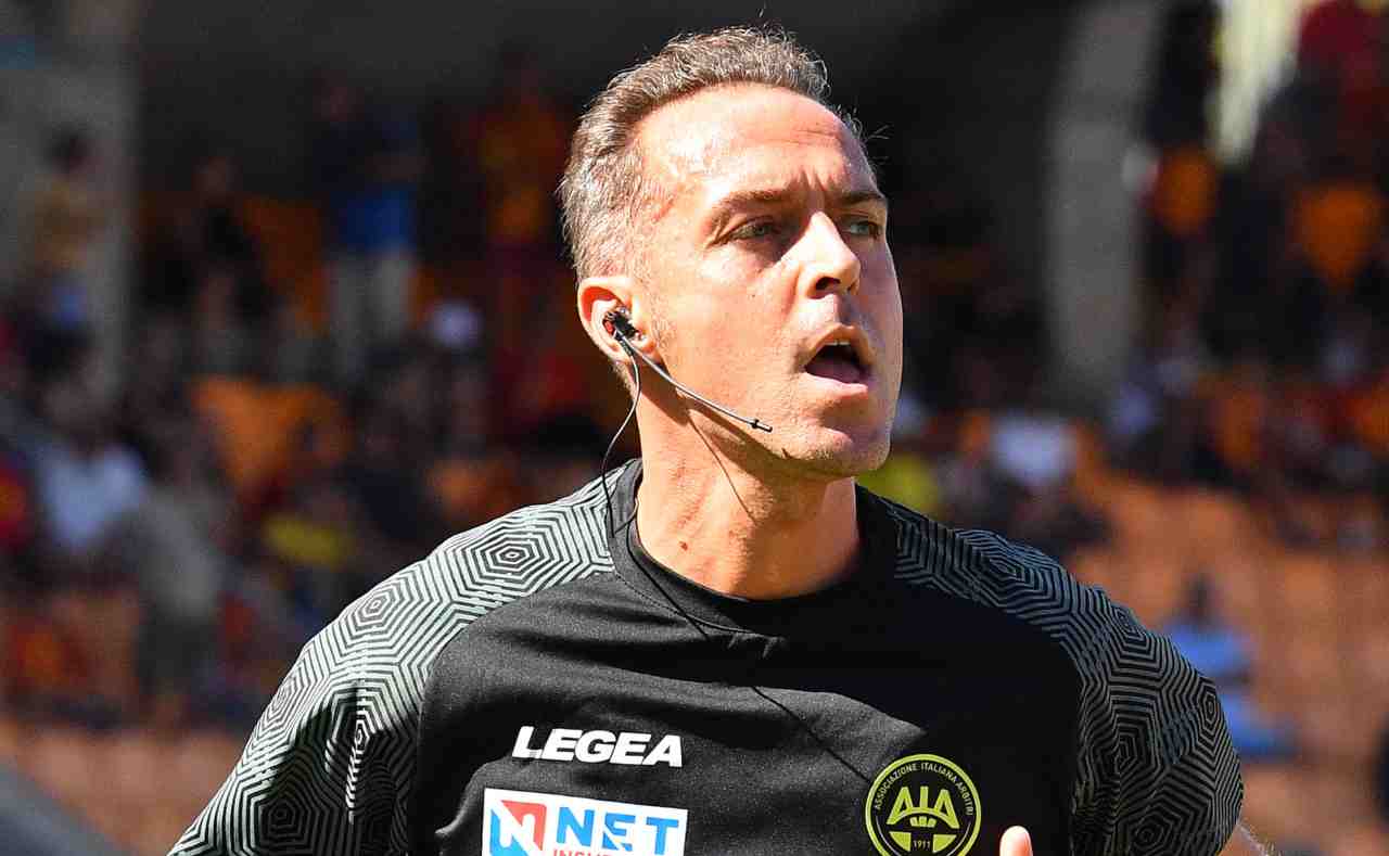 Lecce-Monza, l'arbitro Pairetto in campo