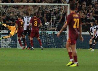 Roma-Udinese in campo