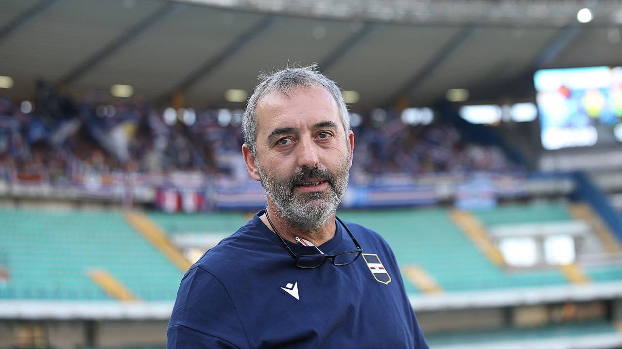 Marco Giampaolo in campo